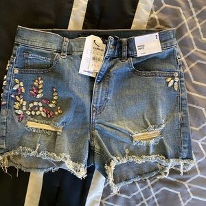 Express jean shorts